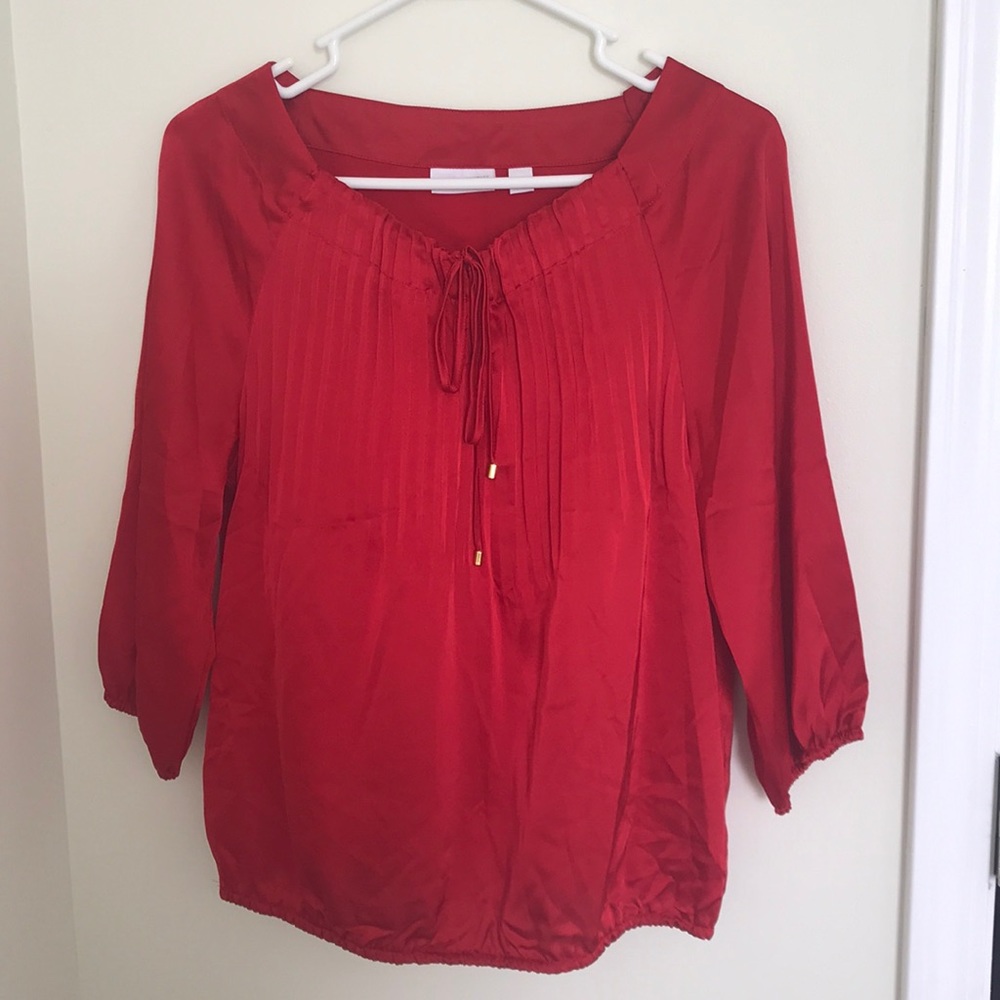 New York & Company Red Blouse